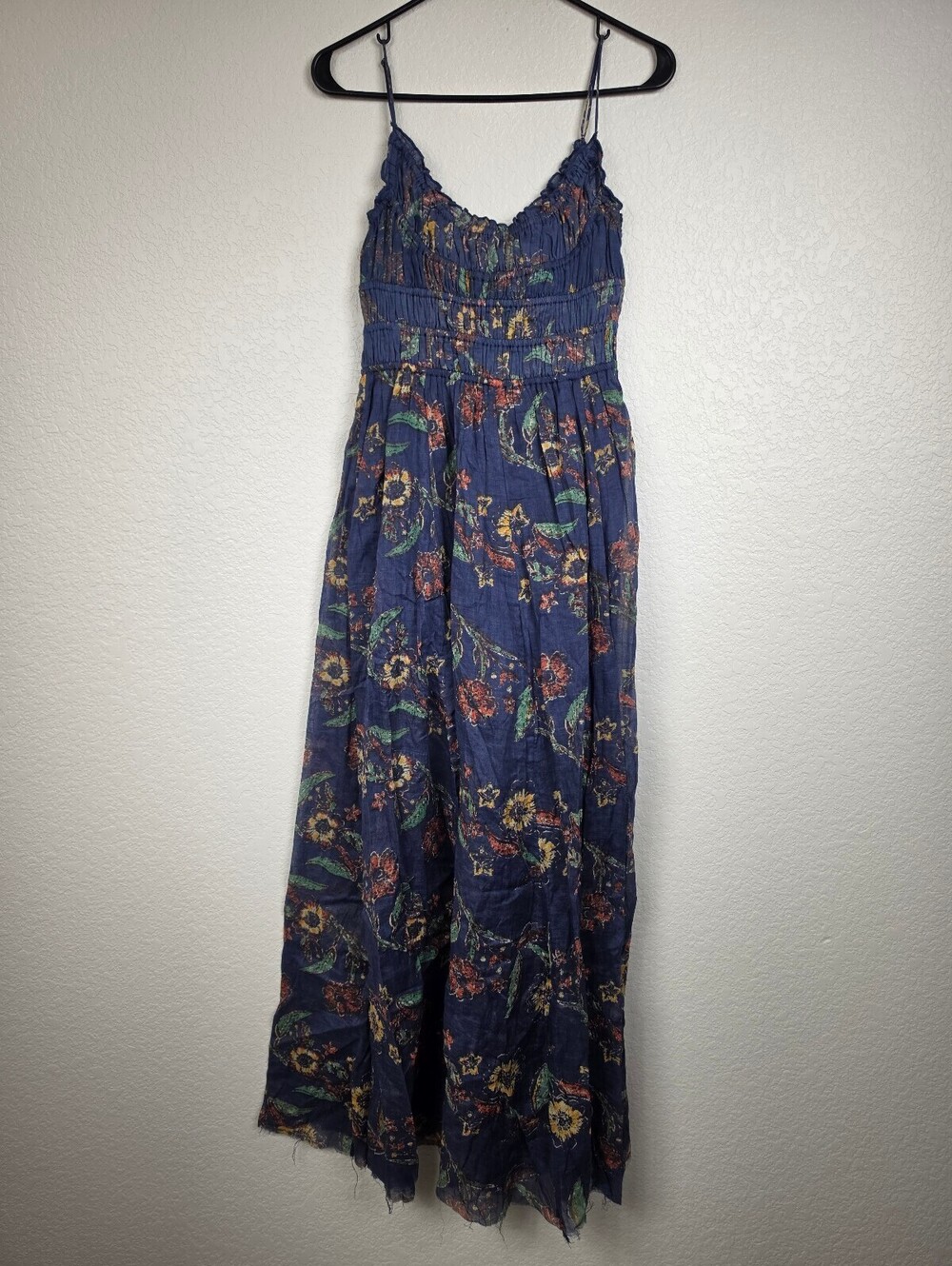 Free People Floral Print Maxi Dress Size Small
